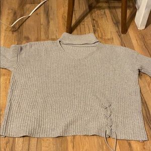 turtleneck cropped sweater